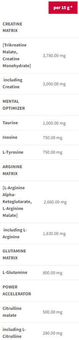 Nitrobolone | Pré-entraînement sans stimulant - 600 grammes