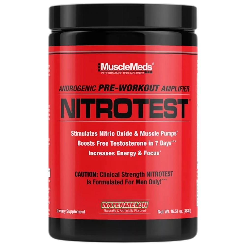 Nitrotest | Androgène pré-entraînement de 468 grammes