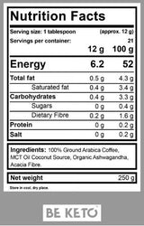 N ° 1 Keto Supreme Coffee - 250 grammes