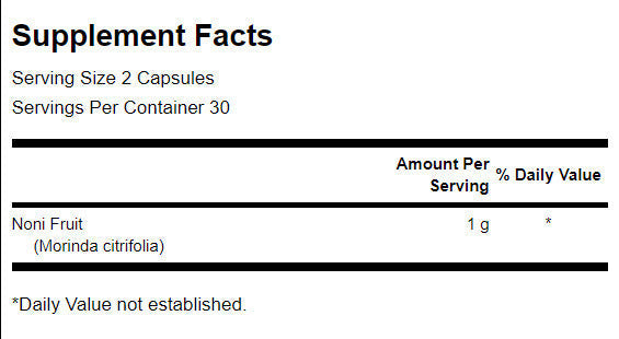 NONI 500 mg - 60 capsules