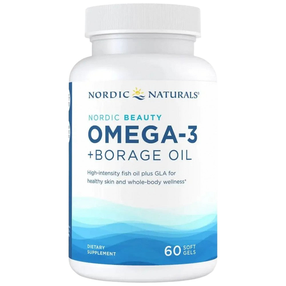 Nordic Beauty Omega-3 | Avec de l'huile de lourde - 60 capsules de gel