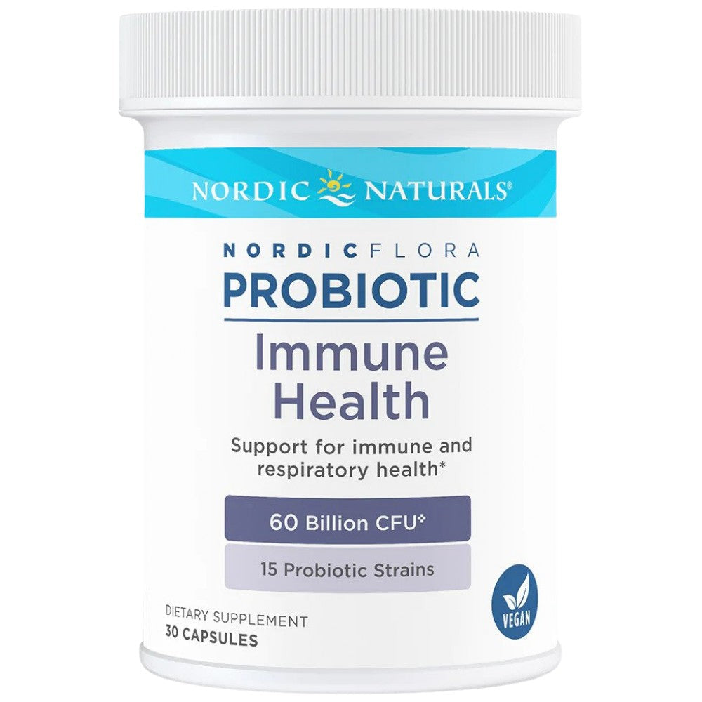 Flora nordique Santé immunitaire probiotique | 60 milliards de cellules actives - 30 capsules