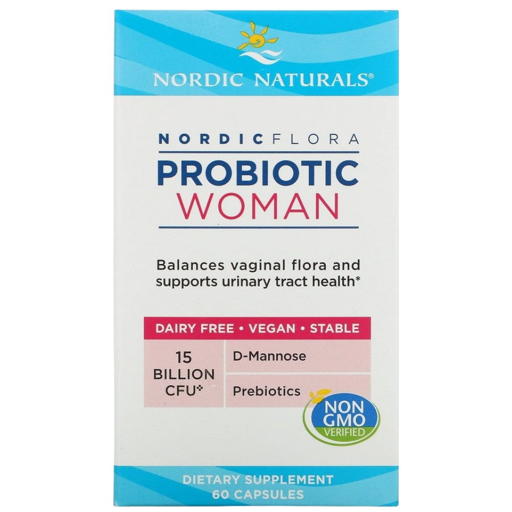 Flora nordique femme probiotique | 15 milliards de cellules actives - 60 capsules
