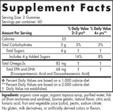 Gummies nordiques oméga-3 82 mg - 60 gummies