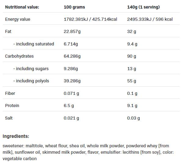 Rolls croustillants Nutlove - Cigarettes - 140 grammes