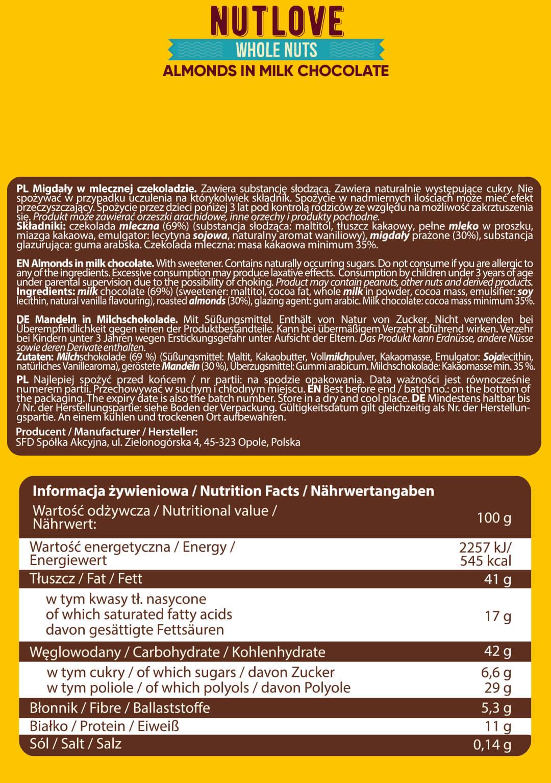 Noix de noix d'amande entière | Différentes saveurs - 300 grammes