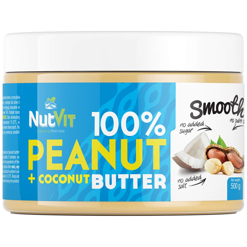 Beurre d'arachide + beurre de noix de coco - 500 грама