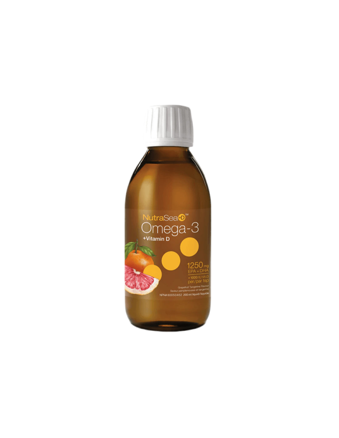 Nutrasea + d ™ ™ oméga-3 1250 mg + vitamine D 1000 UI - oméga-3 + vitamine D3, 200 ml de la nature de la nature