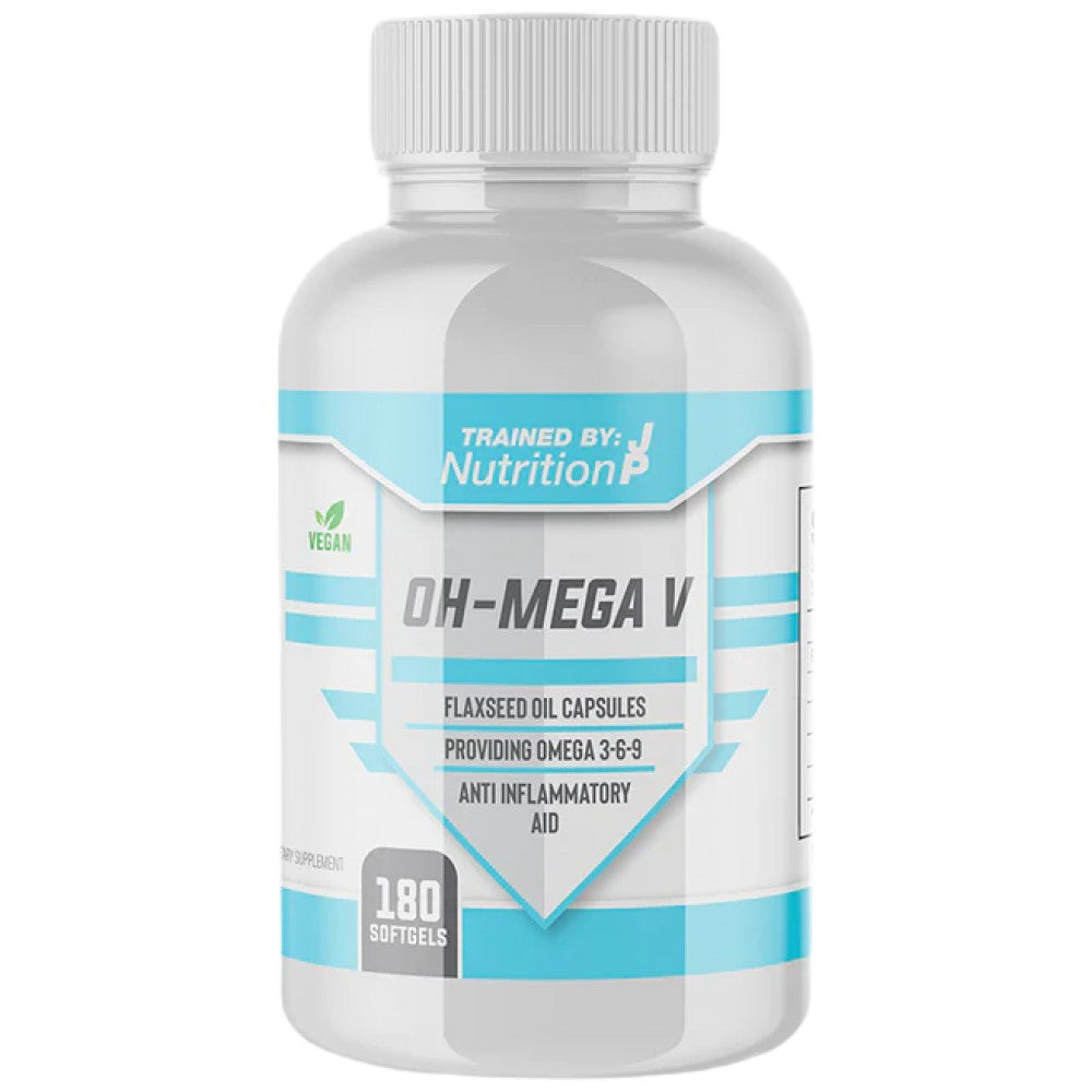 OH-Mega V | Huile de graines de lin 1000 mg - 180 capsules de gel