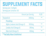 OH-Mega V | Huile de graines de lin 1000 mg - 180 capsules de gel