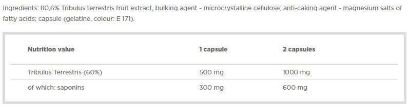 <tc>Olimp</tc> Tribusteron 60 - 500 mg. 120 gélules.