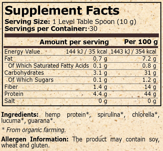 <tc>Pure Nutrition</tc> - MÉLANGE MINCE BIO - 300 g