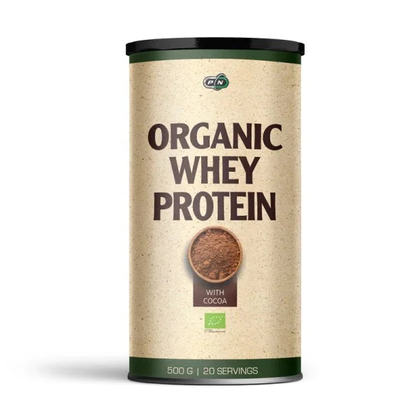 <tc>Pure Nutrition</tc> - PROTÉINE DE LACTOSÉRUM BIOLOGIQUE AU CACAO - 500 g