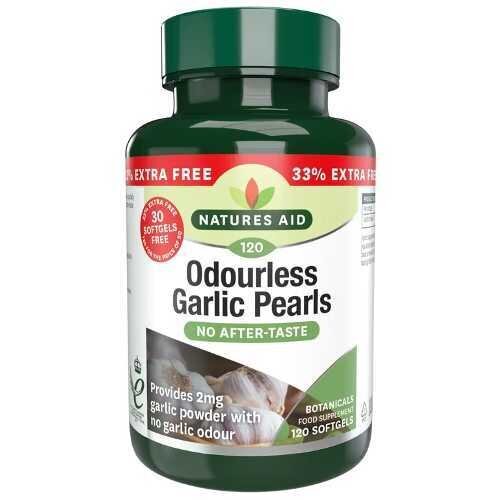 Perles d'ail sans odor 120 capsules molles
