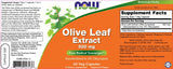 Extrait de feuilles d'olive 500 mg - 120 capsules