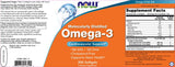 Oméga 3 1000 mg/distillé moléculaire - 500 capsules de gel