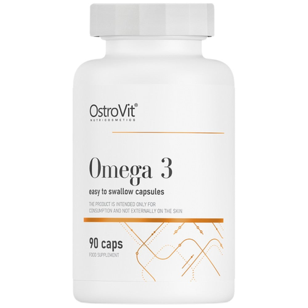 Omega 3 500mg | Capsules de gel faciles à avaler 90