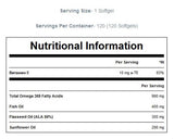 Oméga 3-6-9 1000 mg - 120 softgels