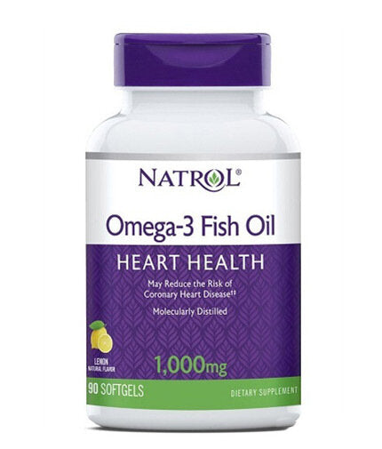 Huile de poisson oméga-3 1000 mg. 60 softgels