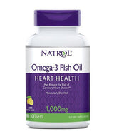 Huile de poisson oméga-3 1000 mg. 60 softgels