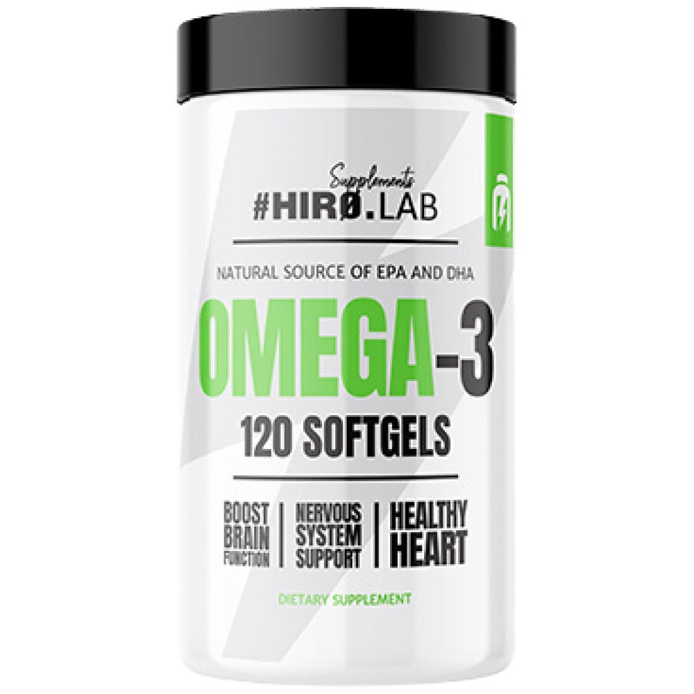 Huile de poisson oméga-3 | 65% EPA + DHA - 120 capsules de gel