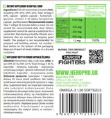 Huile de poisson oméga-3 | 65% EPA + DHA - 120 capsules de gel