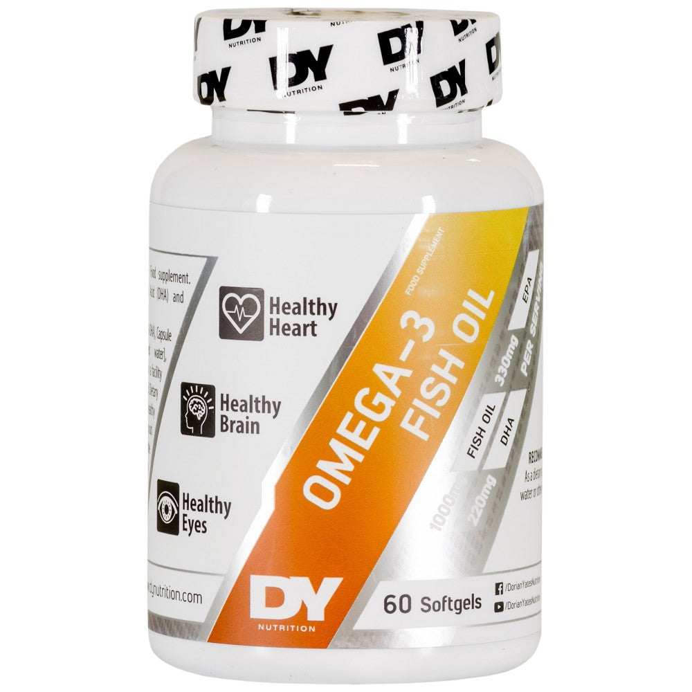 Huile de poisson oméga-3/Hautement concentré - 60 capsules de gel