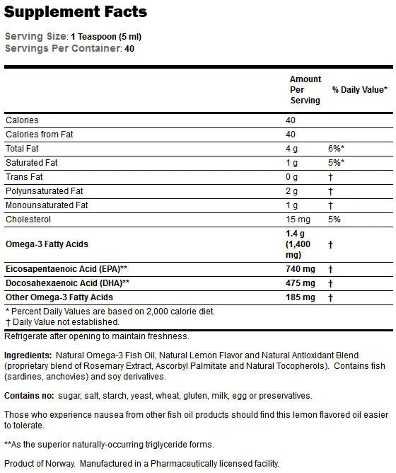 Omega 3 Liquide - 200 ml