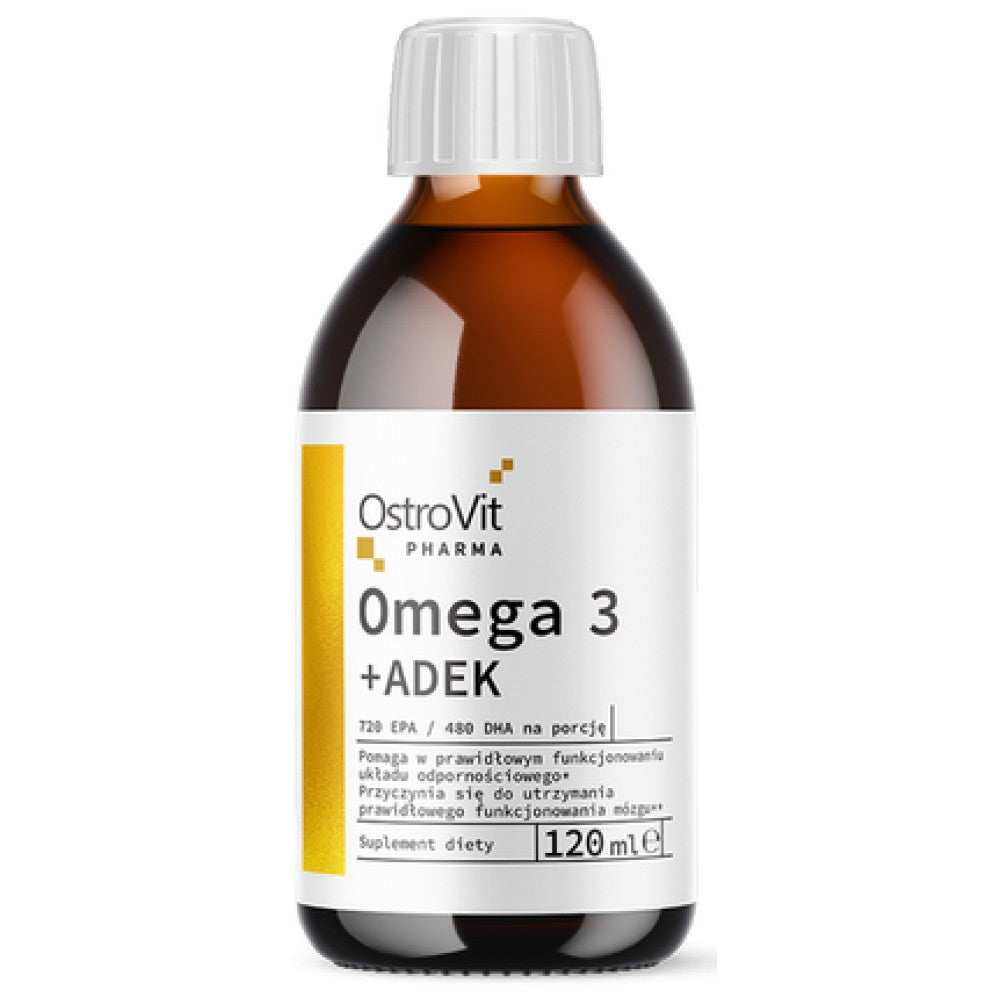 Omega 3 Liquid + Adek | Vitamine A + D + E + K 120 ml