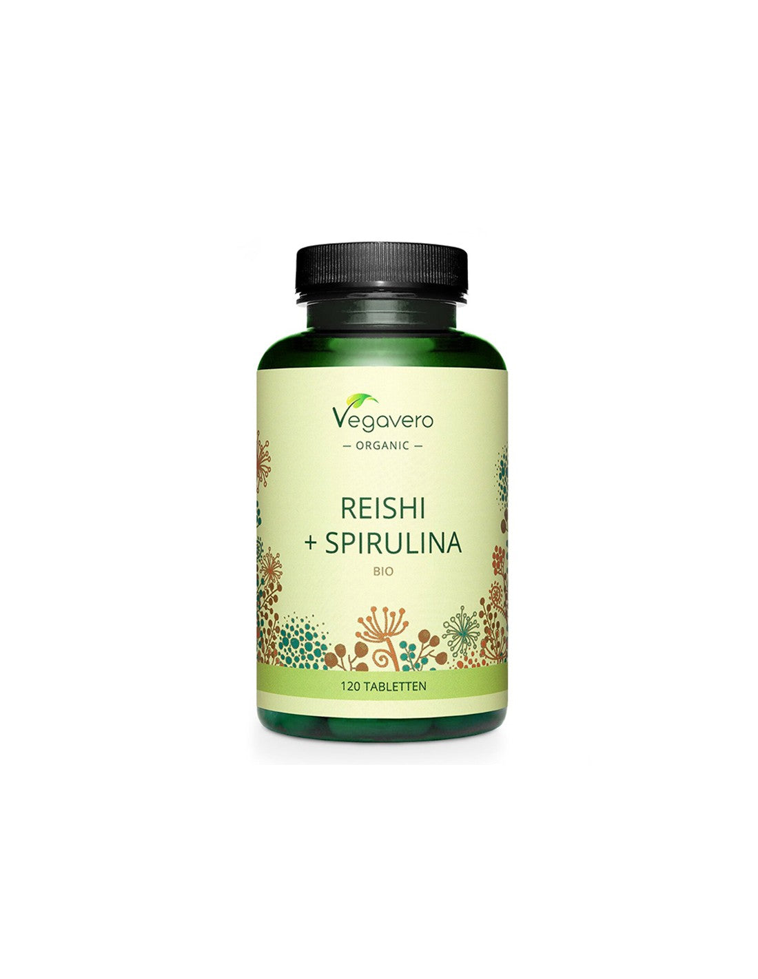 Immunité et métabolisme - Bio de reishi + spiruline organique, 120 comprimés