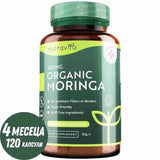 Moringa organique - Bio Moringa 600 mg 120 capsules végétaliennes