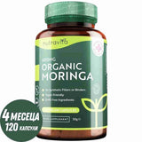 Moringa organique - Bio Moringa 600 mg 120 capsules végétaliennes