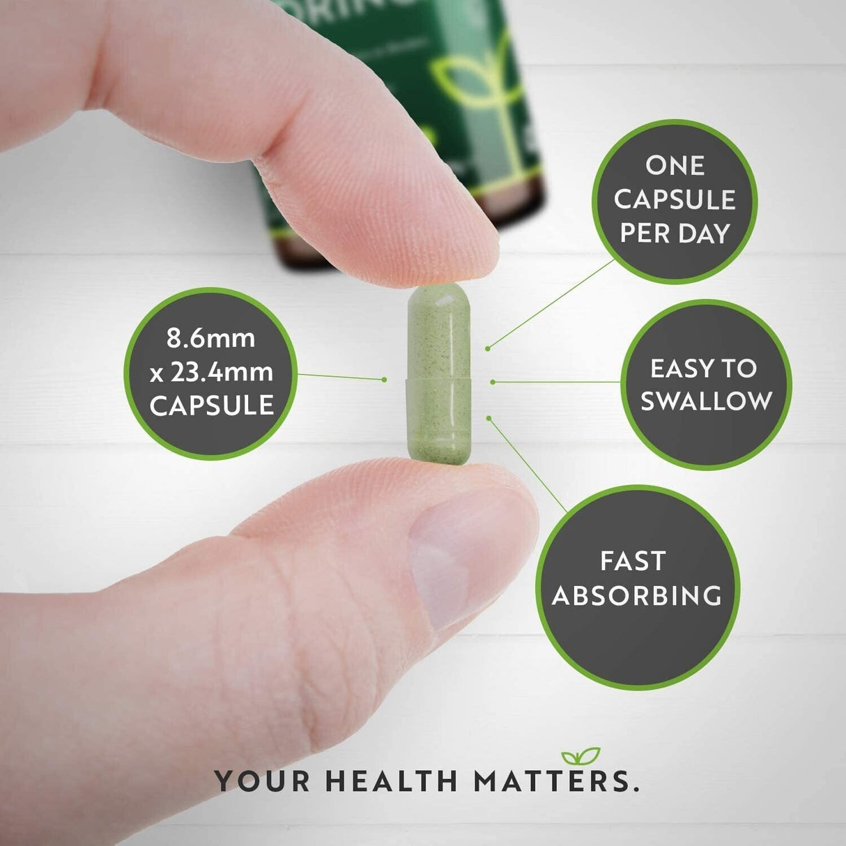 Moringa organique - Bio Moringa 600 mg 120 capsules végétaliennes