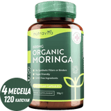Moringa organique - Bio Moringa 600 mg 120 capsules végétaliennes