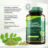Moringa organique - Bio Moringa 600 mg 120 capsules végétaliennes