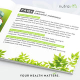 Moringa organique - Bio Moringa 600 mg 120 capsules végétaliennes