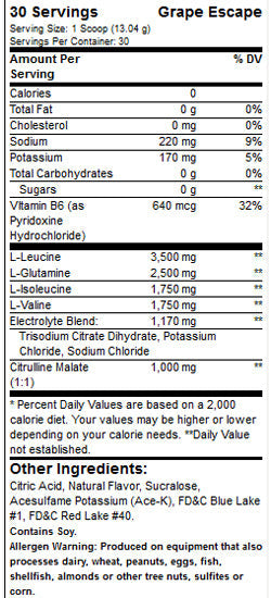 Portions BCAA/30 originales (promo)