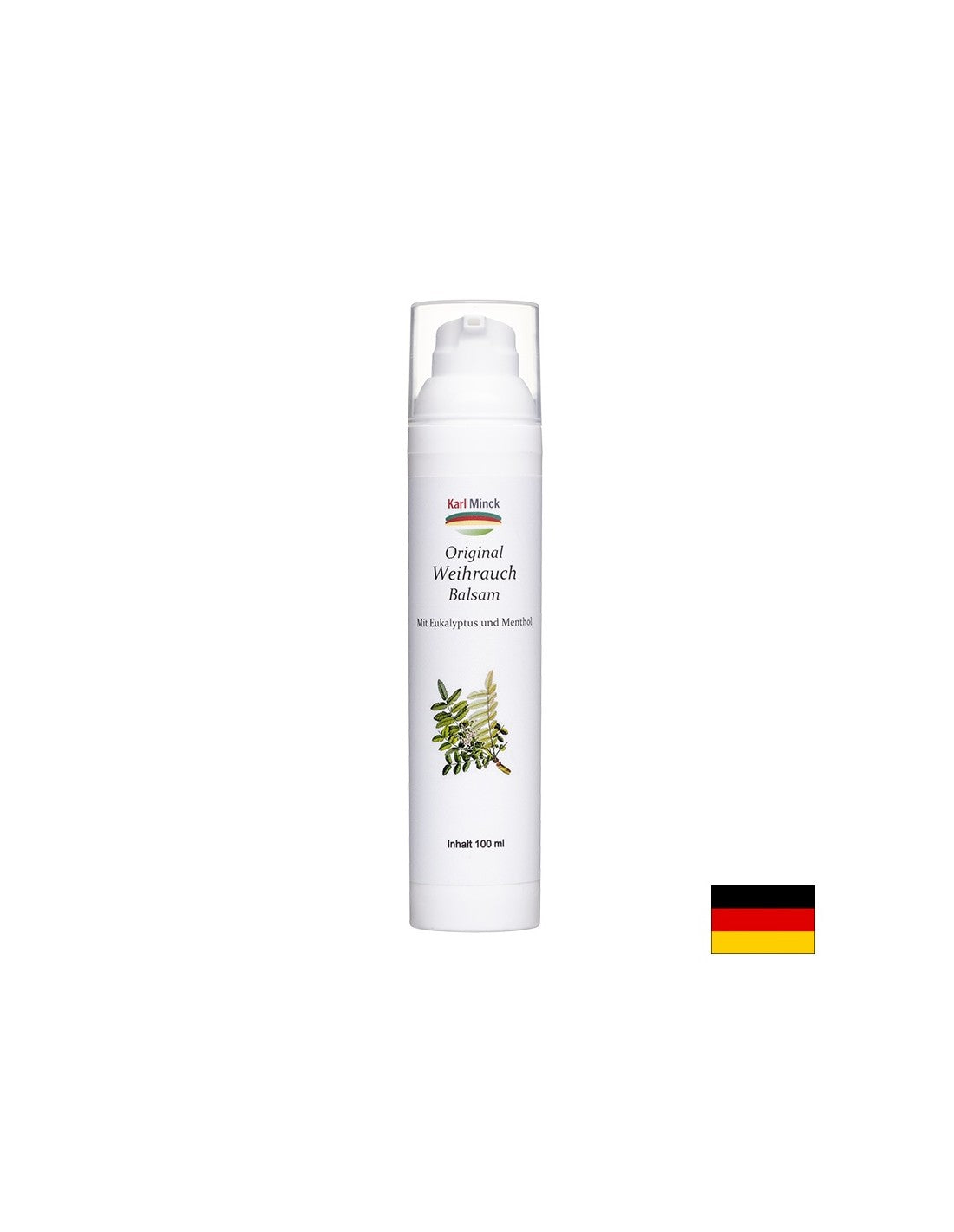 Original Weihrauch Balsam mit Eukalyptus und Menthol - Baume à l'encens, au menthol et à l'eucalyptus, 100 ml <tc>Karl Minck</tc>