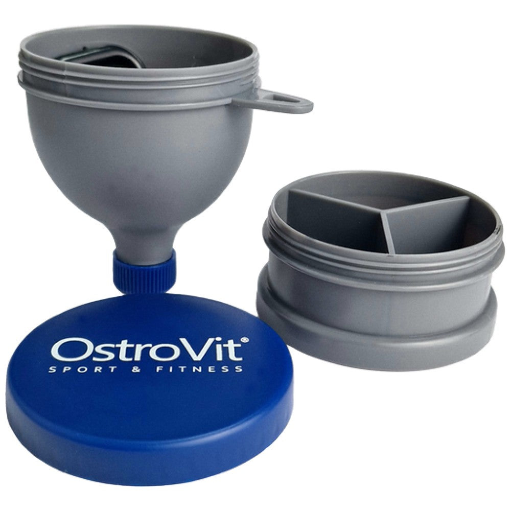 <tc>OstroVit</tc> Entonnoir en plastique | Entonnoir avec boîte pour vitamines