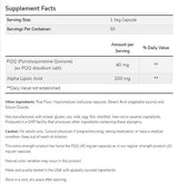 PQQ 40 mg de force supplémentaire | avec l'acide lipoïque alpha 200 mg - 50 capsules