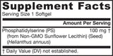 PS 100/phosphatidylsérine - 30 capsules de gel