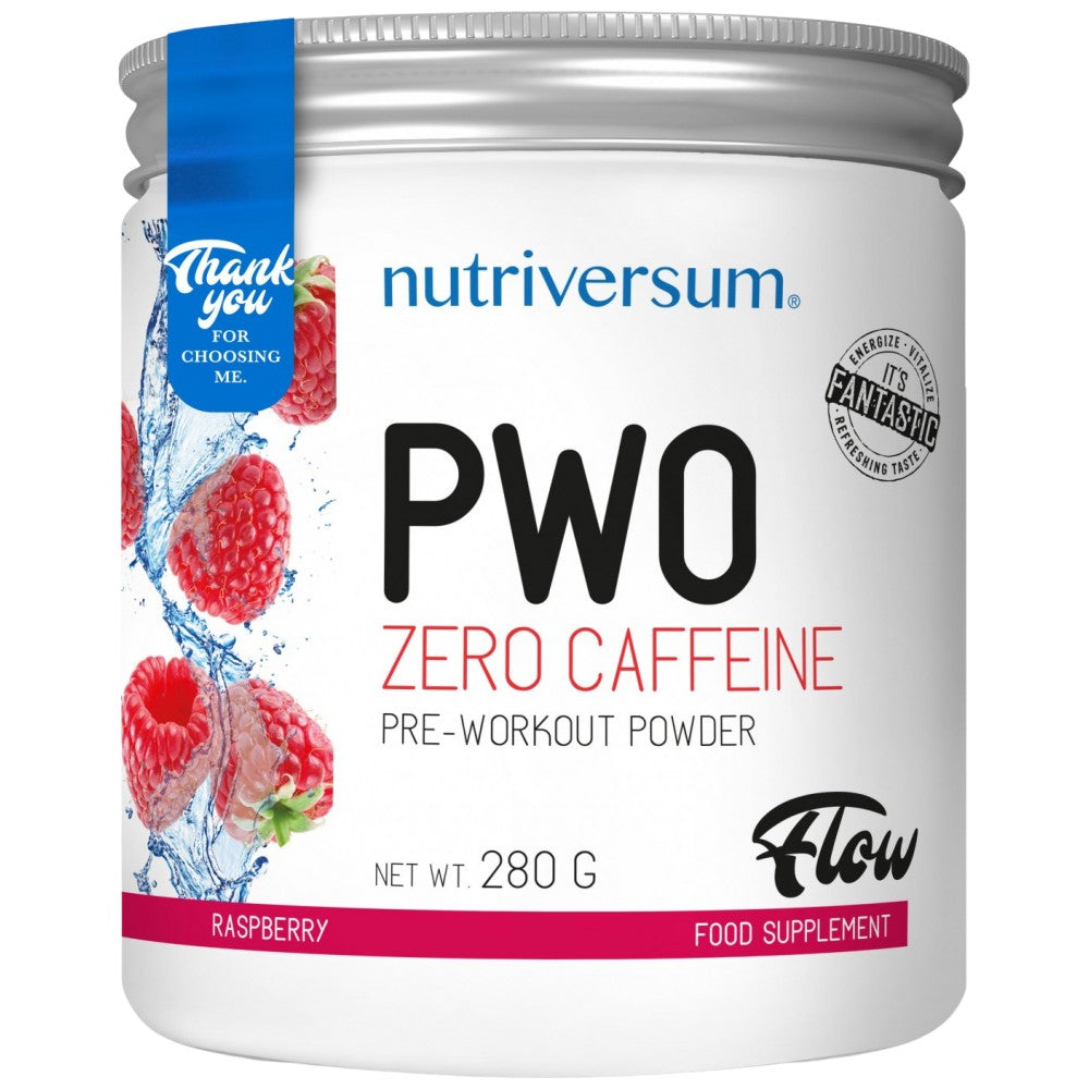 PWO ZERO CAFEINE | Poudre de pré-entraînement sans stim - 280 grammes