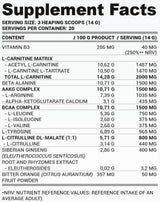 PWO ZERO CAFEINE | Poudre de pré-entraînement sans stim - 280 grammes