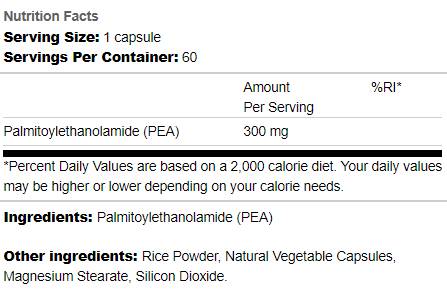 Palmitoyléthanolamide 300 mg - 60 capsules