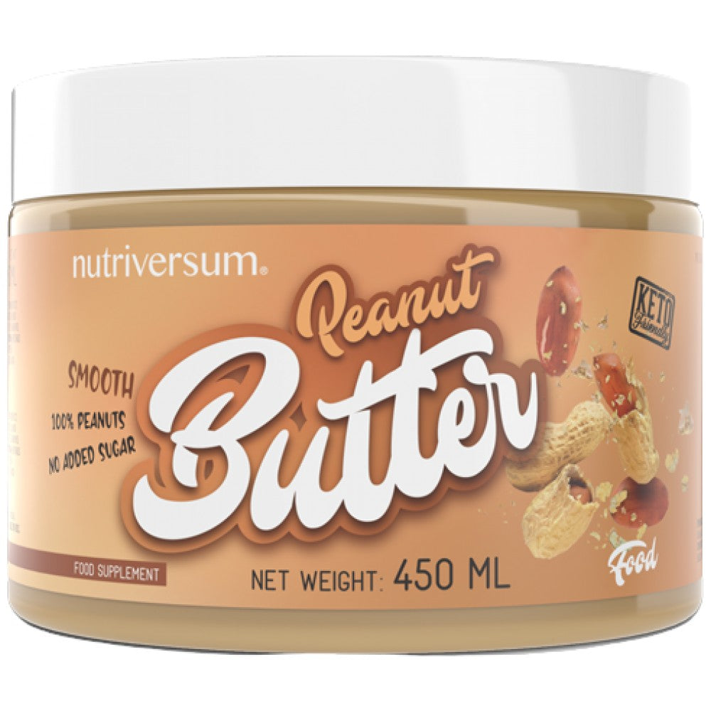 Beurre d'arachide lisse | Keto Friendly 450 grammes