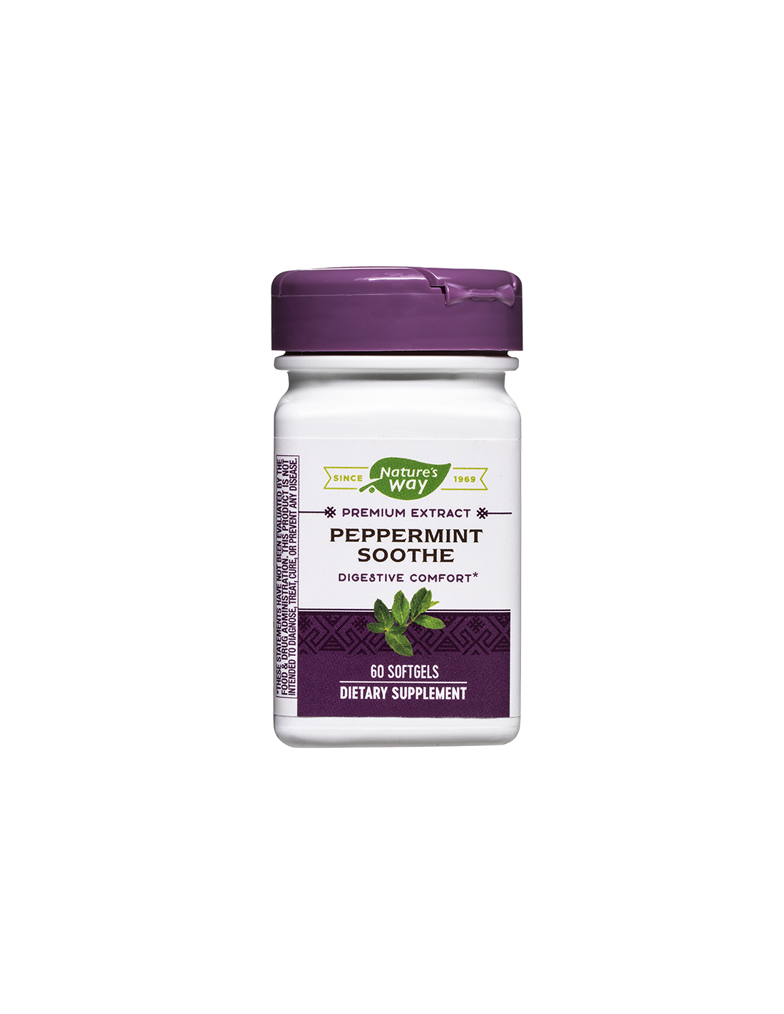PEPPERMINT SOOTHE - Mélange à base de plantes pour une bonne digestion, 60 softgels Nature's Way
