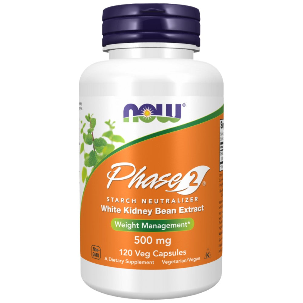 Phase 2® | Extrait de haricots rénaux blanc 500 mg - 120 capsules