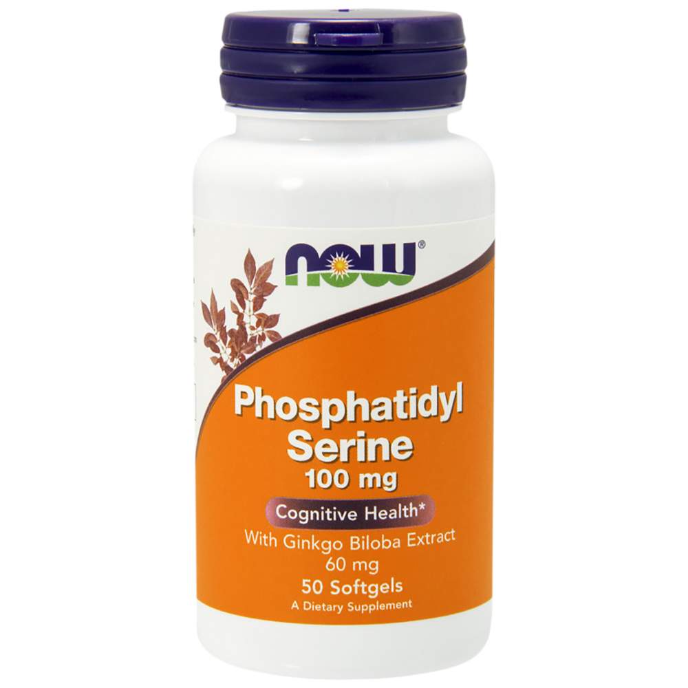 Phosphatidyl sérine 100 mg + ginkgo [50 capsules de gel, 50 doses]
