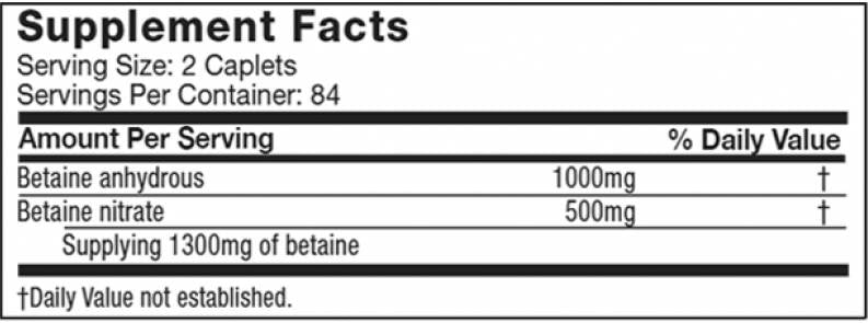Platinum betaine 168 capsules