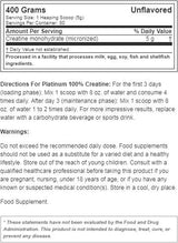 Platinum Creatine - 400 grammes